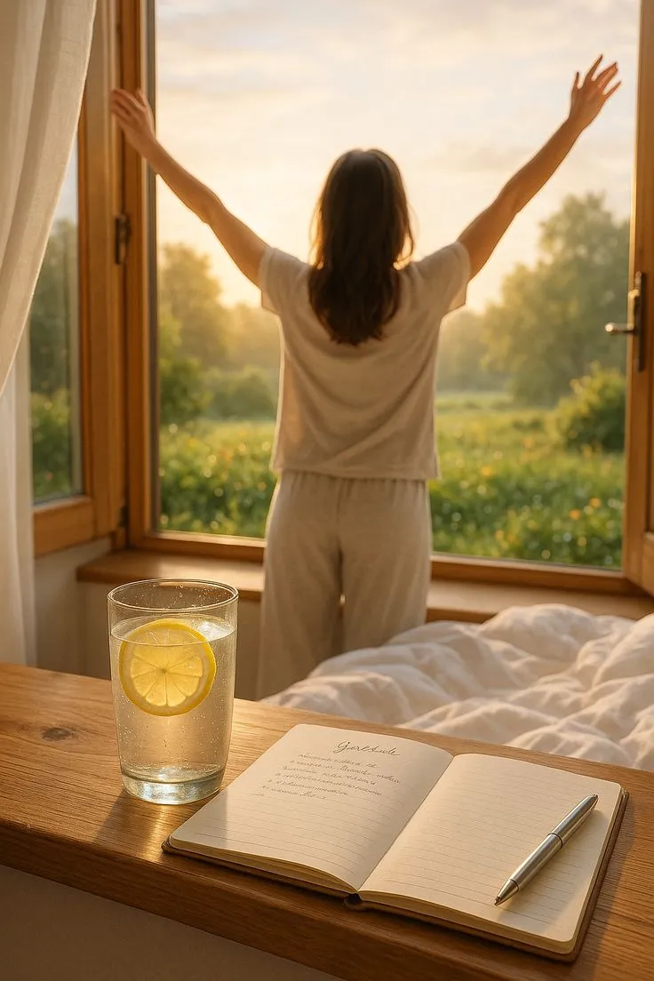 Balanced daily routine from dawn to dusk